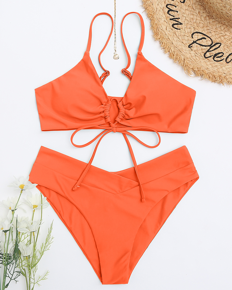 Kadın Cheeky V Kesim Bikini Takımı
