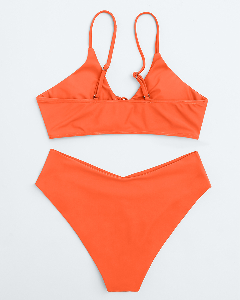 Kadın Cheeky V Kesim Bikini Takımı