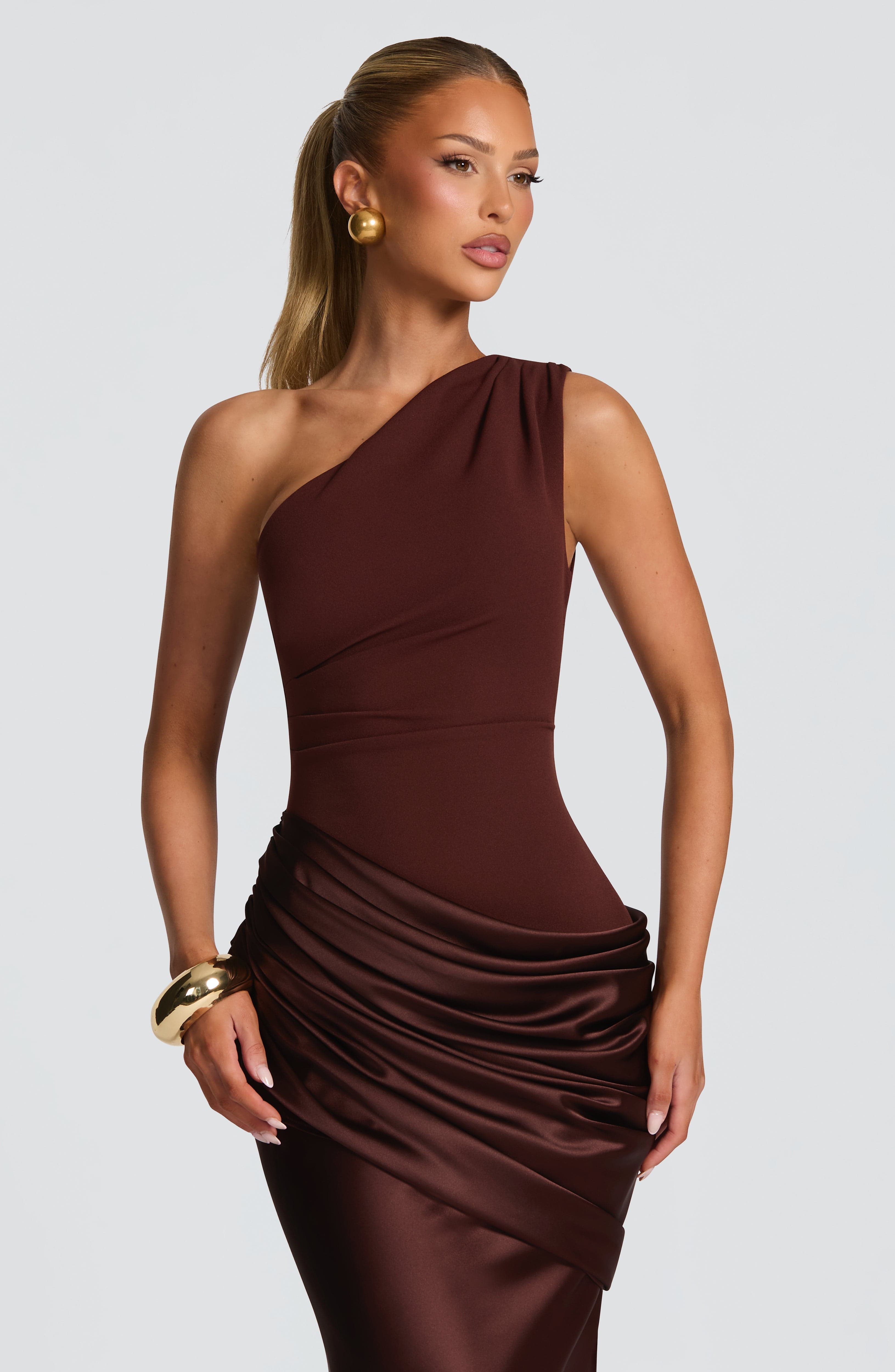 Sadona Maxikleid - Pflaumenbraun