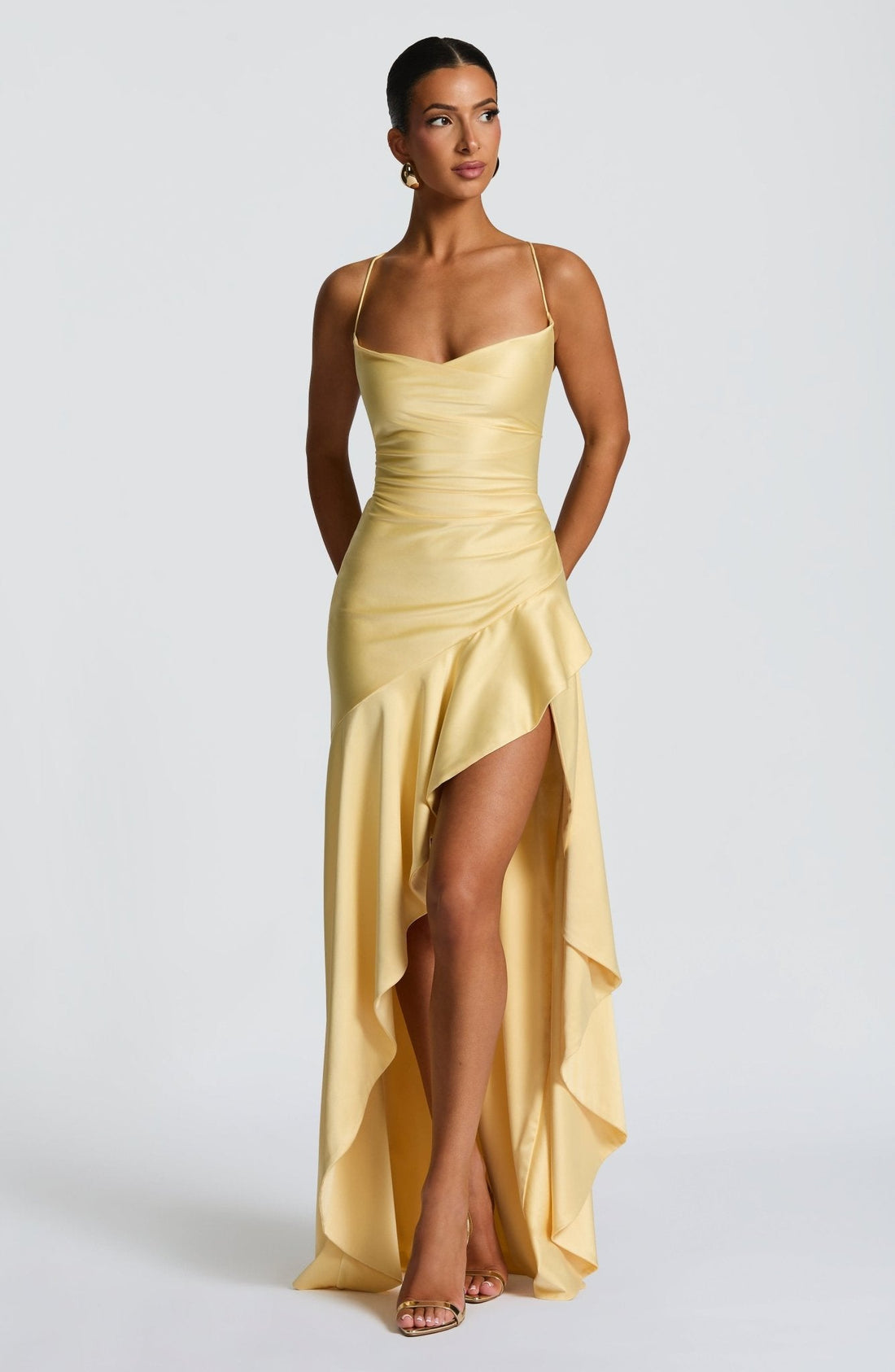 Samira Maxi Elbise - Limon