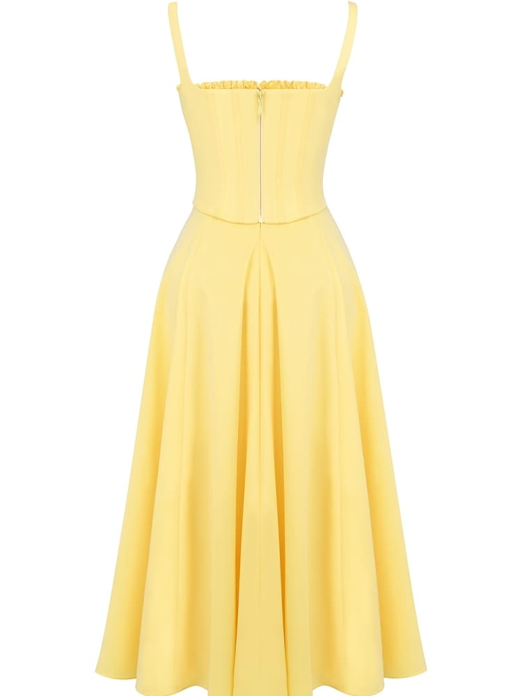 Sunshine Pamuklu Midi Sundress