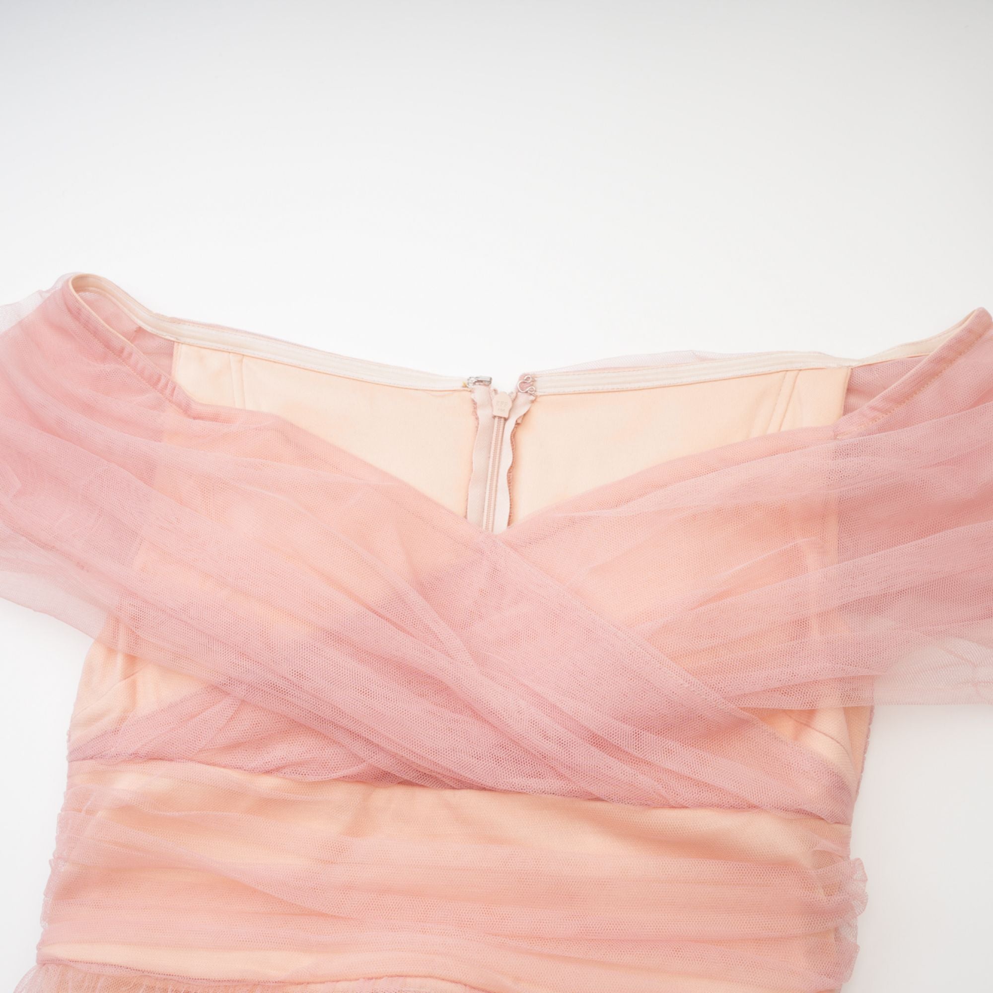 Solene Rosa Lagen-Maxikleid