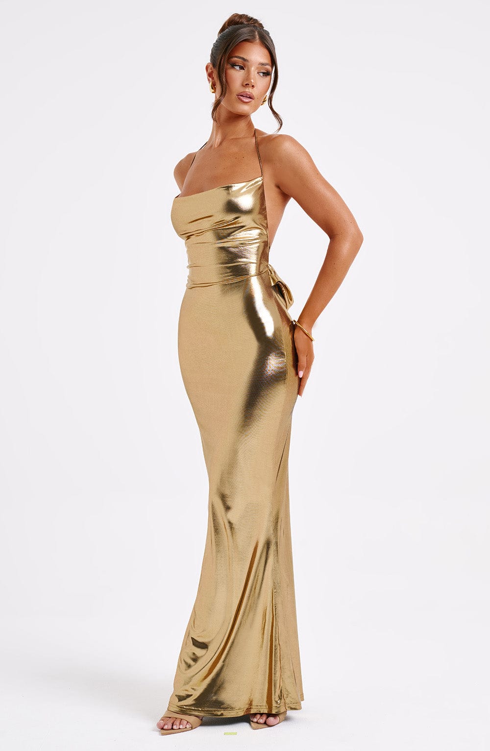 Talisa Maxikleid - Gold