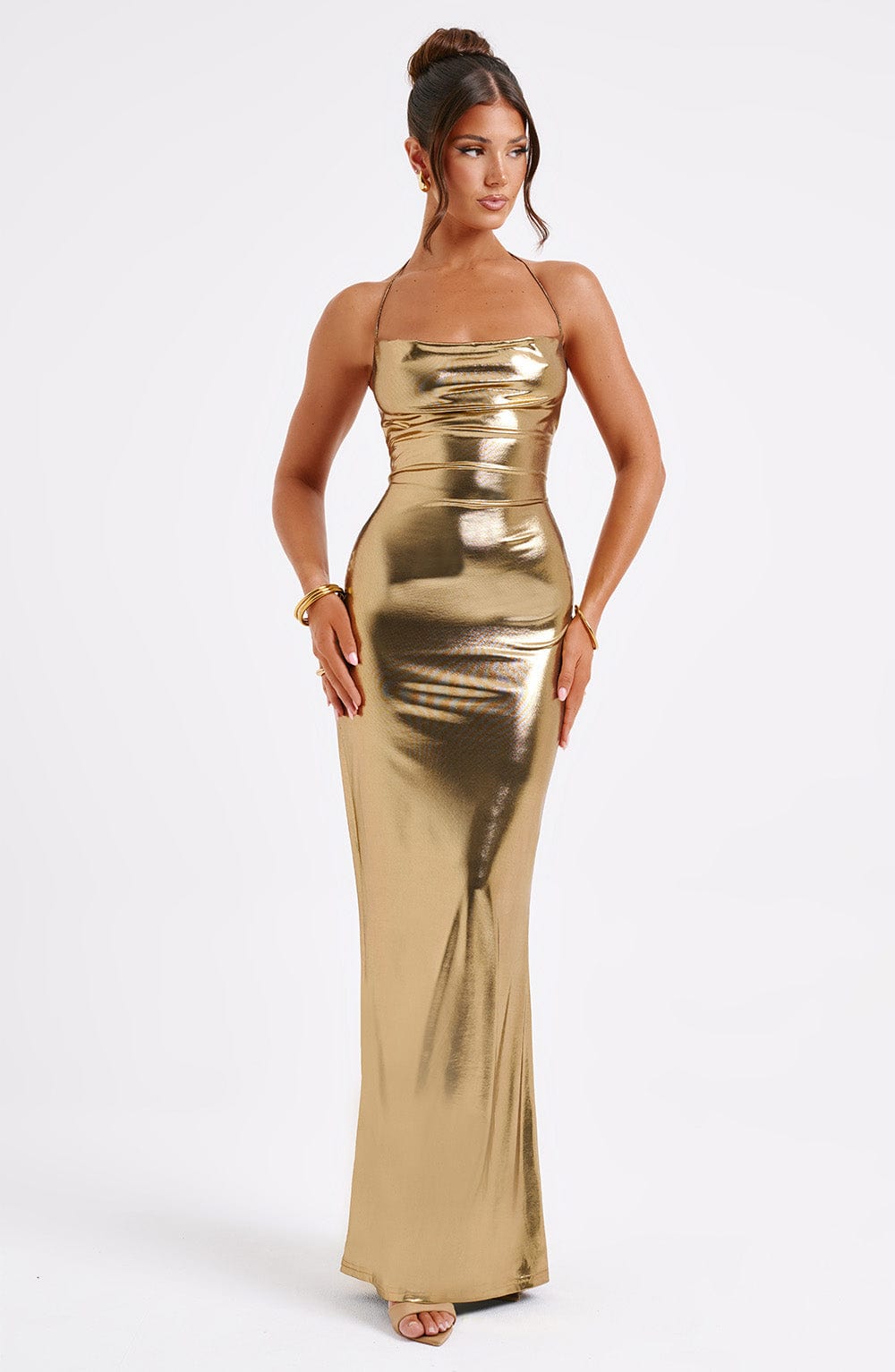 Talisa Maxikleid - Gold