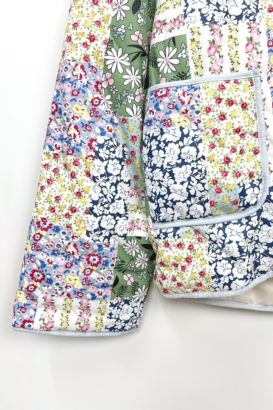 Teagan Steppjacke mit Patchwork-Blumenmuster