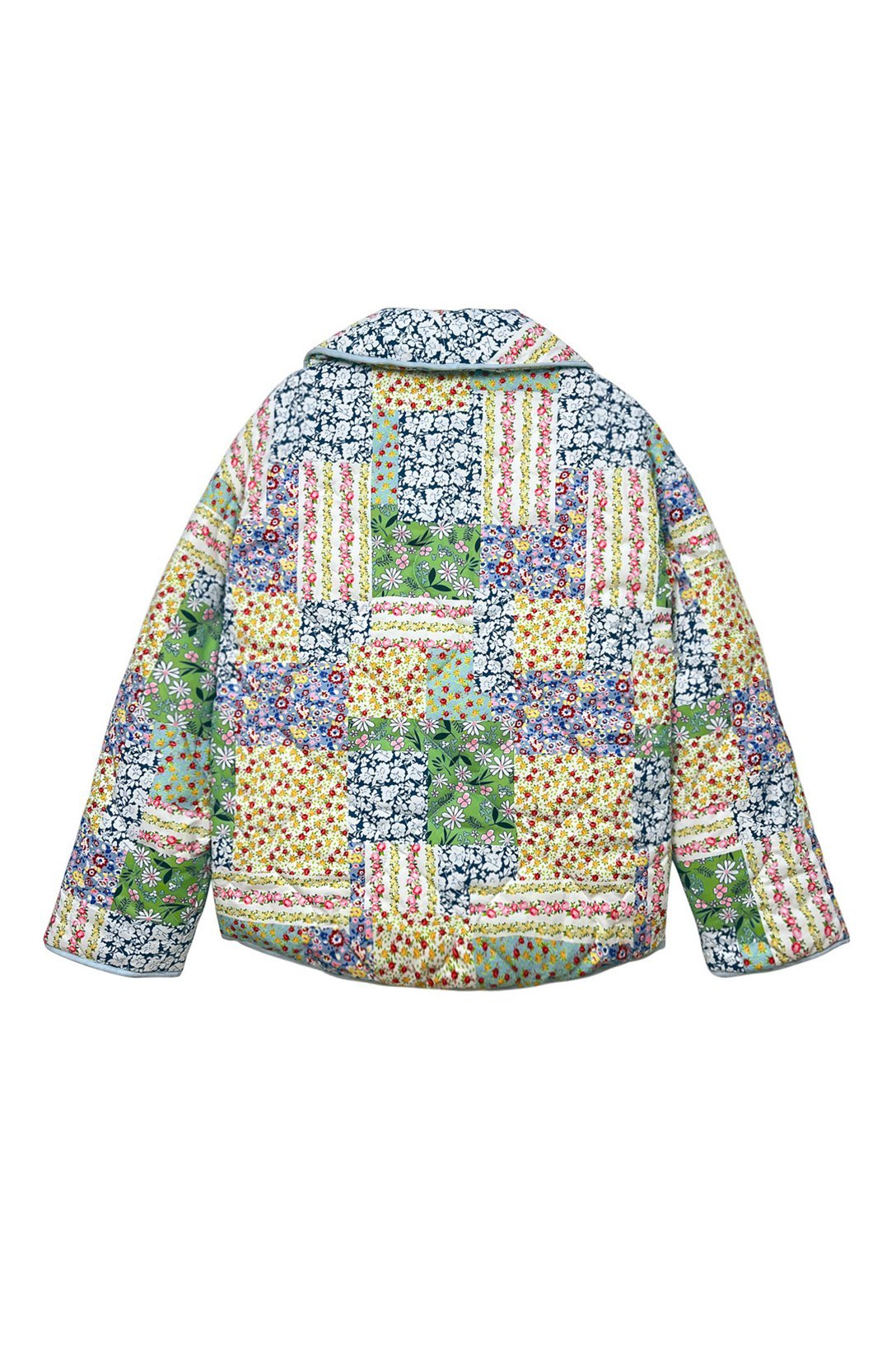 Teagan Steppjacke mit Patchwork-Blumenmuster