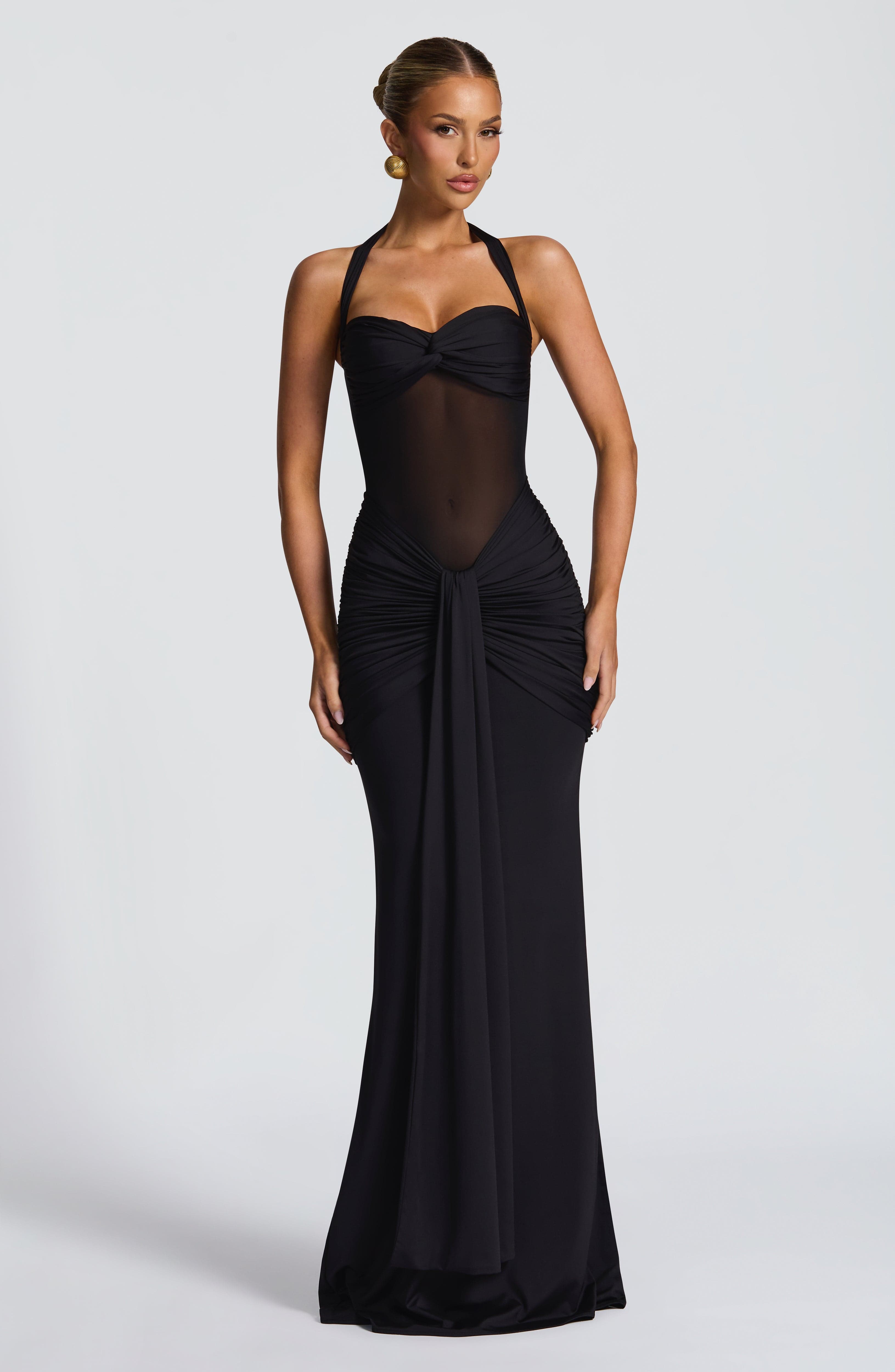 Vixen Maxi Elbise - Siyah