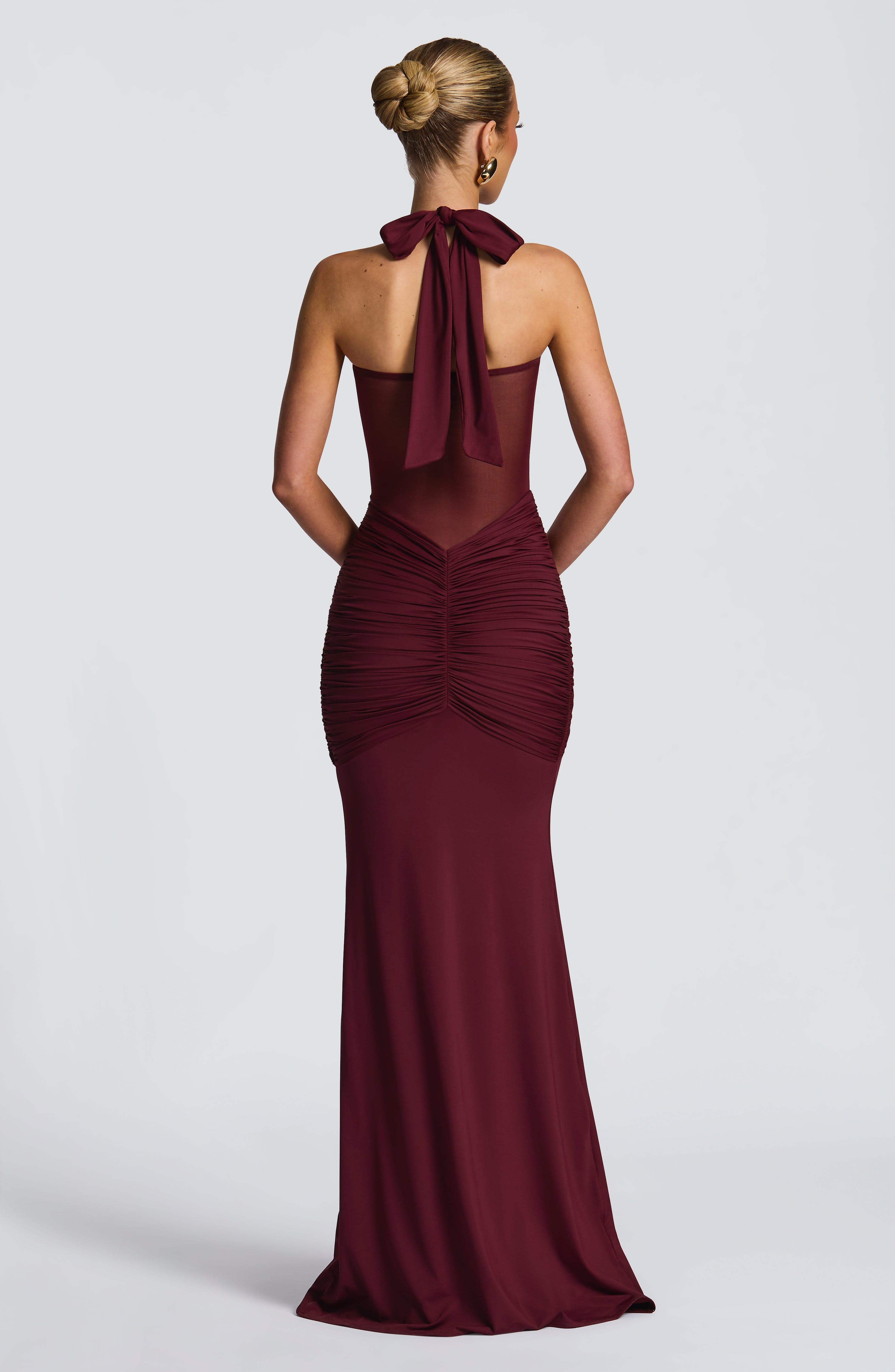 Vixen Maxi Elbise - Kiraz