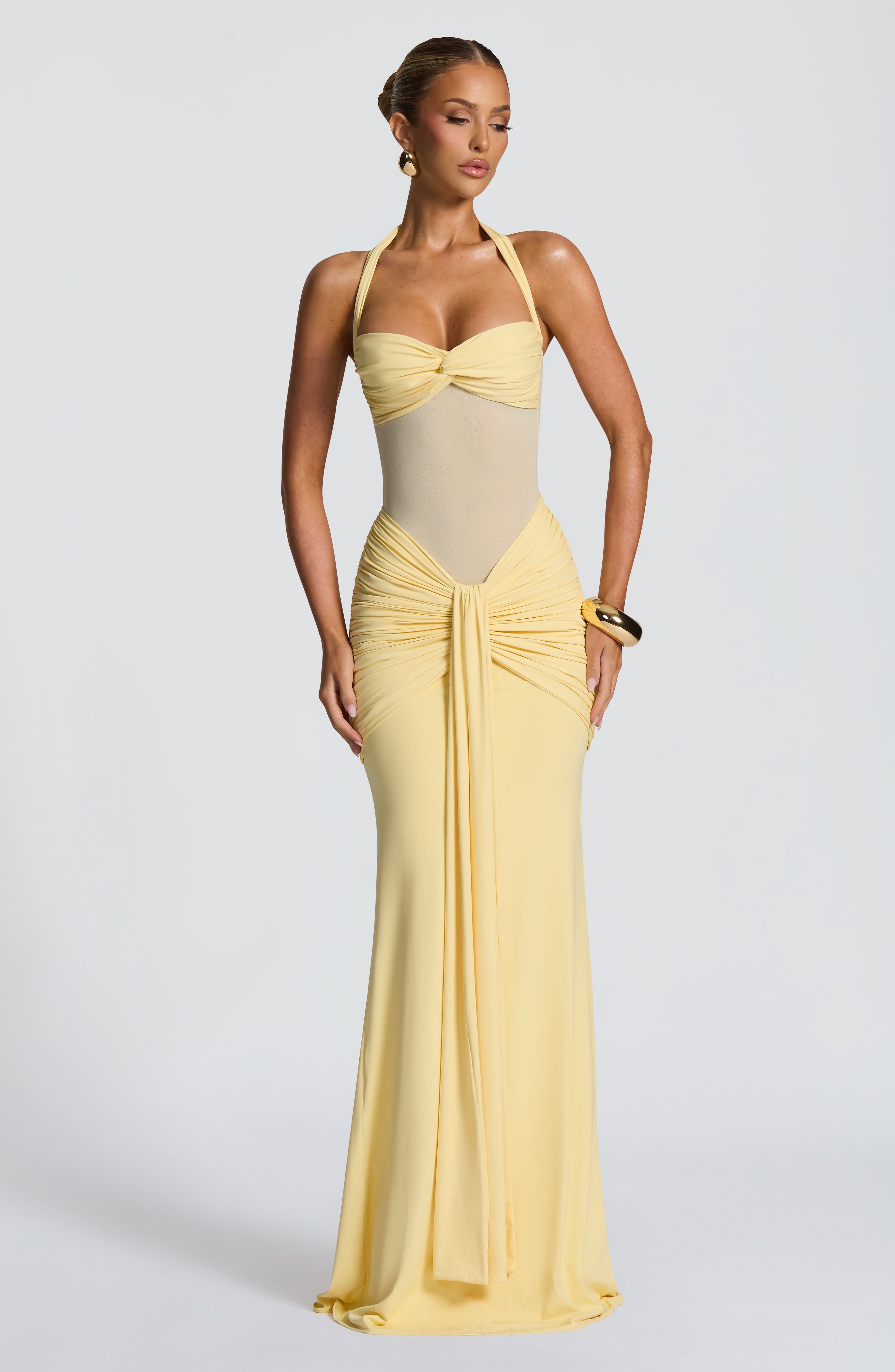 Vixen Maxi Elbise - Limon Sarısı