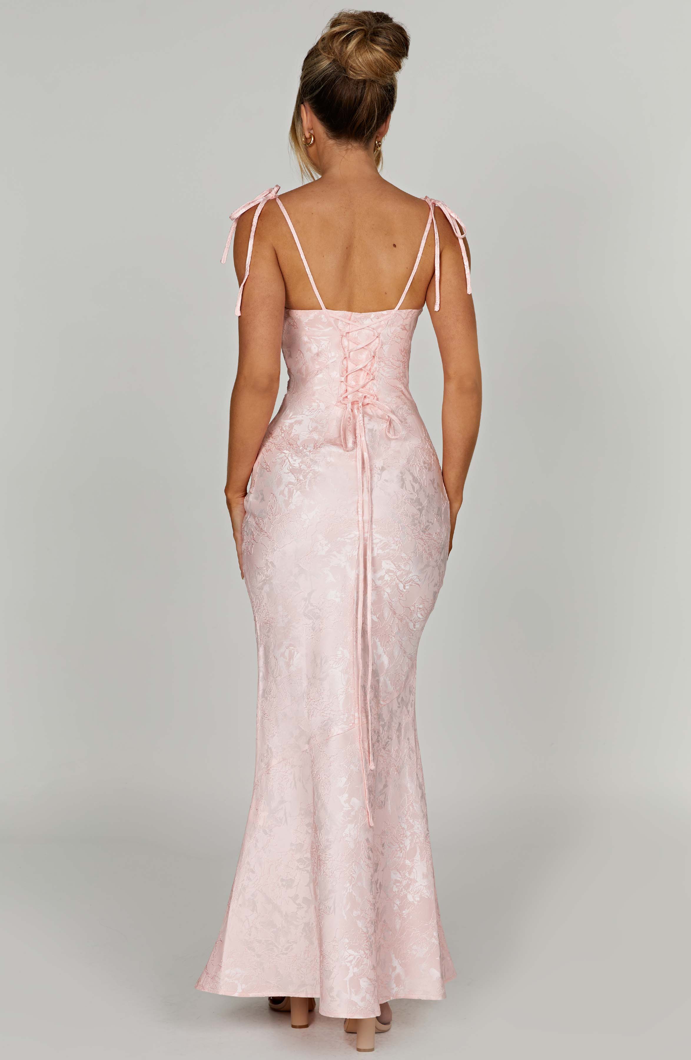 Whitney Maxi Elbise - Pembe
