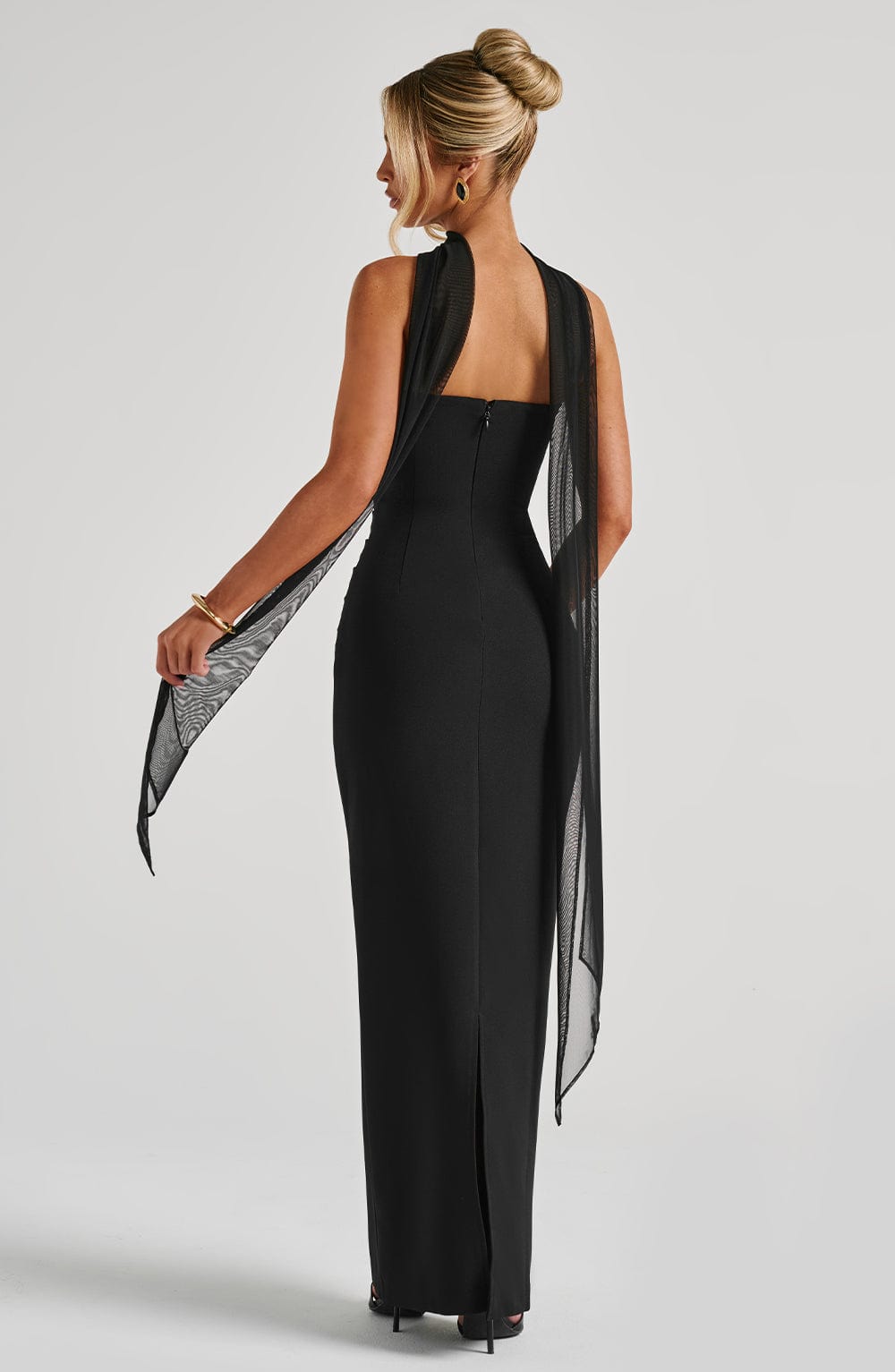 Yulia Maxikleid - Schwarz