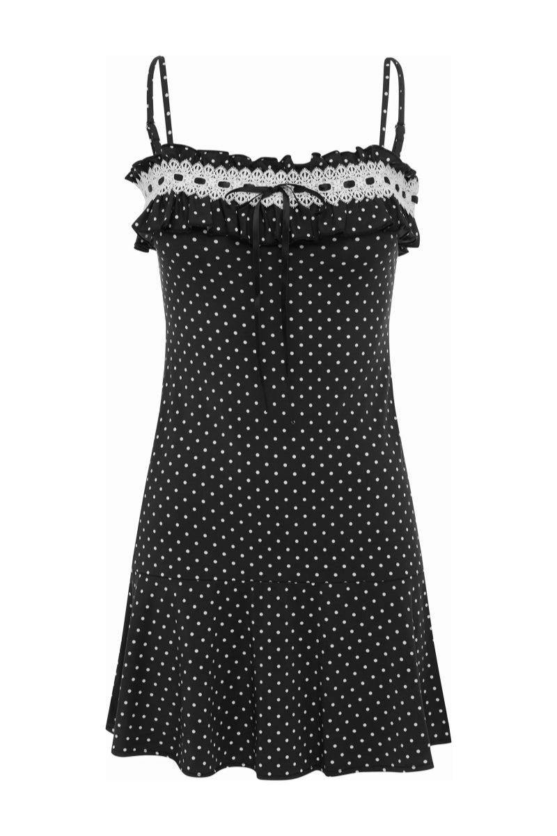 Zoe Polka Dots Mini Elbise